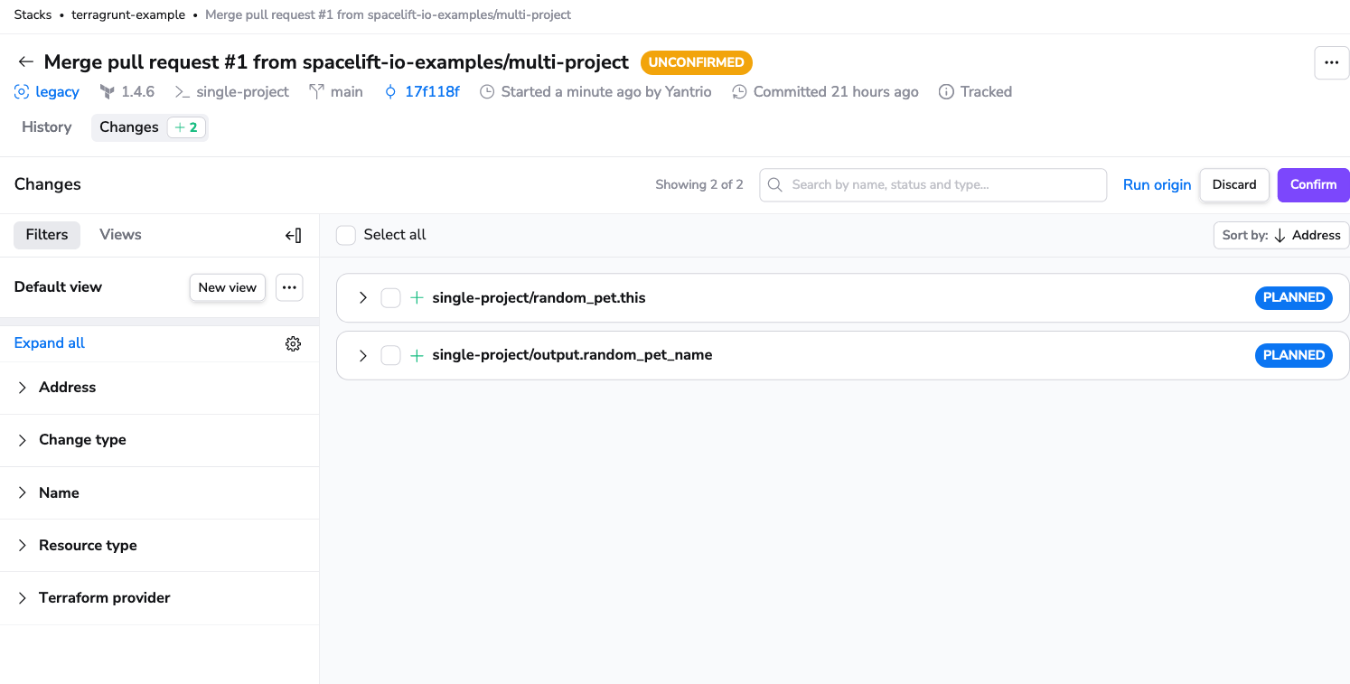 Stack Deployment - Reviewing the changes